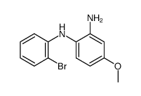 N-(2-bromophenyl)-4-methoxybenzene-1,2-diamine Structure