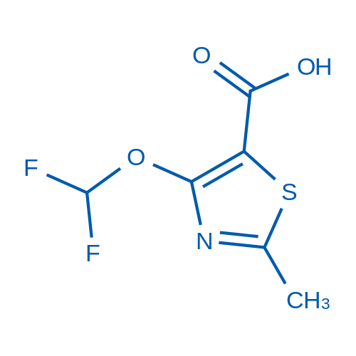 4-(Difluoromethoxy)-2-methylthiazole-5-carboxylic acid picture