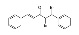 4,5-dibromo-1,5-diphenyl-pent-1-en-3-one Structure