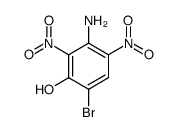 3-amino-6-bromo-2,4-dinitro-phenol结构式