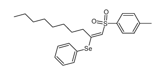 (E)-2-(phenylseleno)-1-(p-tolylsulfonyl)-1-decene Structure