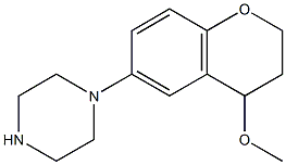 1-(4-methoxychroman-6-yl)piperazine Structure