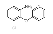 3-Chloro-2-(pyridin-3-yloxy)-phenylamine Structure