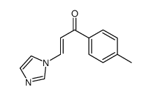 3-imidazol-1-yl-1-(4-methylphenyl)prop-2-en-1-one Structure