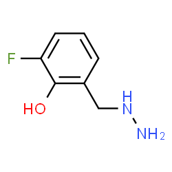 Phenol,2-fluoro-6-(hydrazinylmethyl)-结构式