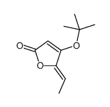 5-ethylidene-4-[(2-methylpropan-2-yl)oxy]furan-2-one Structure