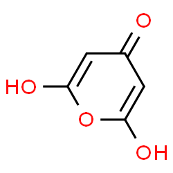 4H-Pyran-4-one,2,6-dihydroxy-(7CI) structure