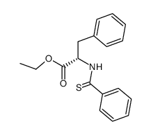 N-thiobenzoyl S-phenylalanine ethyl ester Structure