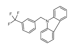 9-[[3-(trifluoromethyl)phenyl]methyl]carbazole结构式