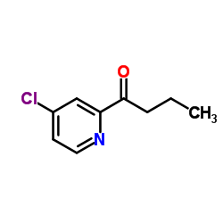 1-(4-Chloro-2-pyridinyl)-1-butanone Structure