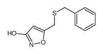 5-(benzylsulfanylmethyl)-1,2-oxazol-3-one结构式