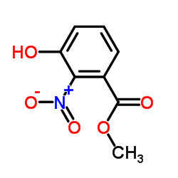 2-硝基-3-羟基苯甲酸甲酯结构式