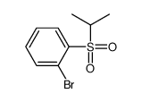 1-bromo-2-propan-2-ylsulfonylbenzene structure