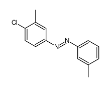 (4-chloro-3-methylphenyl)-(3-methylphenyl)diazene Structure