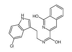 N-[2-(5-chloro-1H-indol-3-yl)ethyl]-1-oxo-2H-isoquinoline-3-carboxamide Structure