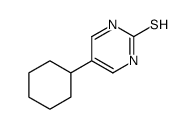 5-cyclohexyl-1H-pyrimidine-2-thione Structure