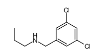N-[(3,5-dichlorophenyl)methyl]propan-1-amine Structure