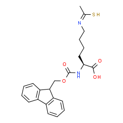 Na-Fmoc-Ne-thioacetyl-L-lysine结构式