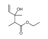 ethyl 3-hydroxy-2,3-dimethylpent-4-enoate结构式
