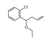 1-chloro-2-(1-ethoxybut-3-en-1-yl)benzene Structure