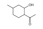 1-(2-hydroxy-4-methylcyclohexyl)ethanone结构式