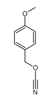 (4-methoxyphenyl)methyl cyanate结构式