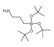 3-[tris[(2-methylpropan-2-yl)oxy]silyl]propan-1-amine结构式
