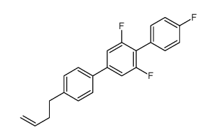 5-(4-but-3-enylphenyl)-1,3-difluoro-2-(4-fluorophenyl)benzene结构式