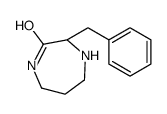 (3R)-3-benzyl-1,4-diazepan-2-one结构式