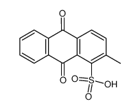 2-methylanthraquinone-1-sulfonic acid结构式