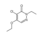 4-chloro-5-ethoxy-2-ethylpyridazin-3-one Structure