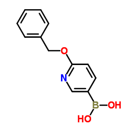 [6-(Benzyloxy)-3-pyridinyl]boronic acid Structure
