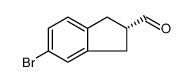 1H-Indene-2-carboxaldehyde, 5-bromo-2,3-dihydro-, (2S)结构式