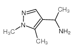 1-(1,5-二甲基-1H-吡唑-4-基)乙胺结构式