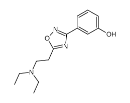 3-[5-[2-(diethylamino)ethyl]-1,2,4-oxadiazol-3-yl]phenol Structure