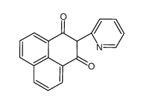 2-pyridin-2-ylphenalene-1,3-dione结构式