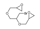 2-[[1-bromo-3-(oxiran-2-ylmethoxy)propan-2-yl]oxymethyl]oxirane Structure