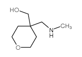 [4-(methylaminomethyl)oxan-4-yl]methanol Structure