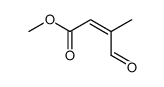 methyl (Z)-3-methyl-4-oxo-2-butenoate结构式
