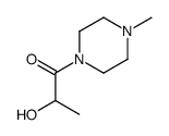 2-hydroxy-1-(4-methylpiperazin-1-yl)propan-1-one结构式