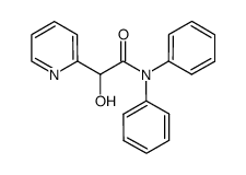 2-hydroxy-N,N-diphenyl-2-(pyridin-2-yl)acetamide结构式
