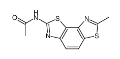 N-(7-methyl-benzo[1,2-d:3,4-d']bisthiazol-2-yl)-acetamide Structure