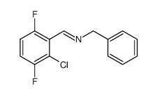 N-(2-chloro-3,6-difluorobenzylidene)benzylamine结构式