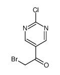 2-bromo-1-(2-chloropyrimidin-5-yl)ethanone structure