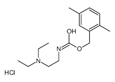 2-[(2,5-dimethylphenyl)methoxycarbonylamino]ethyl-diethylazanium,chloride结构式