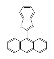 2-Anthracen-9-yl-benzothiazole Structure