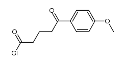 5-(4-methoxyphenyl)-5-oxopentanoyl chloride Structure