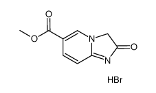methyl 8-oxo-1,7-diazabicyclo[4.3.0]nona-2,4,6-triene-3-carboxylate hydrogenbromide结构式