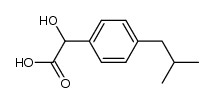 Benzeneacetic acid,-alpha--hydroxy-4-(2-methylpropyl)- (9CI) Structure