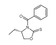 (4S)-3-benzoyl-4-ethyl-1,3-oxazolidine-2-thione Structure